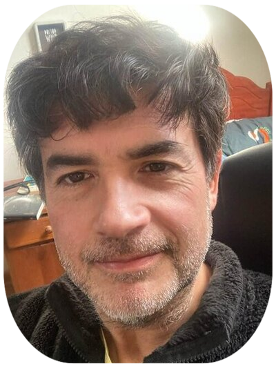 Reloj de arena minimalista sobre fondo azul